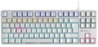 GAMEBOOSTER G23W Enigma TKL Rainbow RED SWITCH Mekanik Beyaz Gaming Klavye